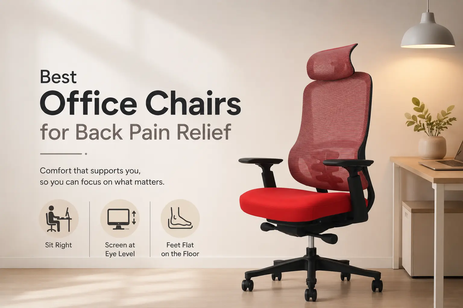 Best Office Chairs for Back Pain Relief (2026 Guide)