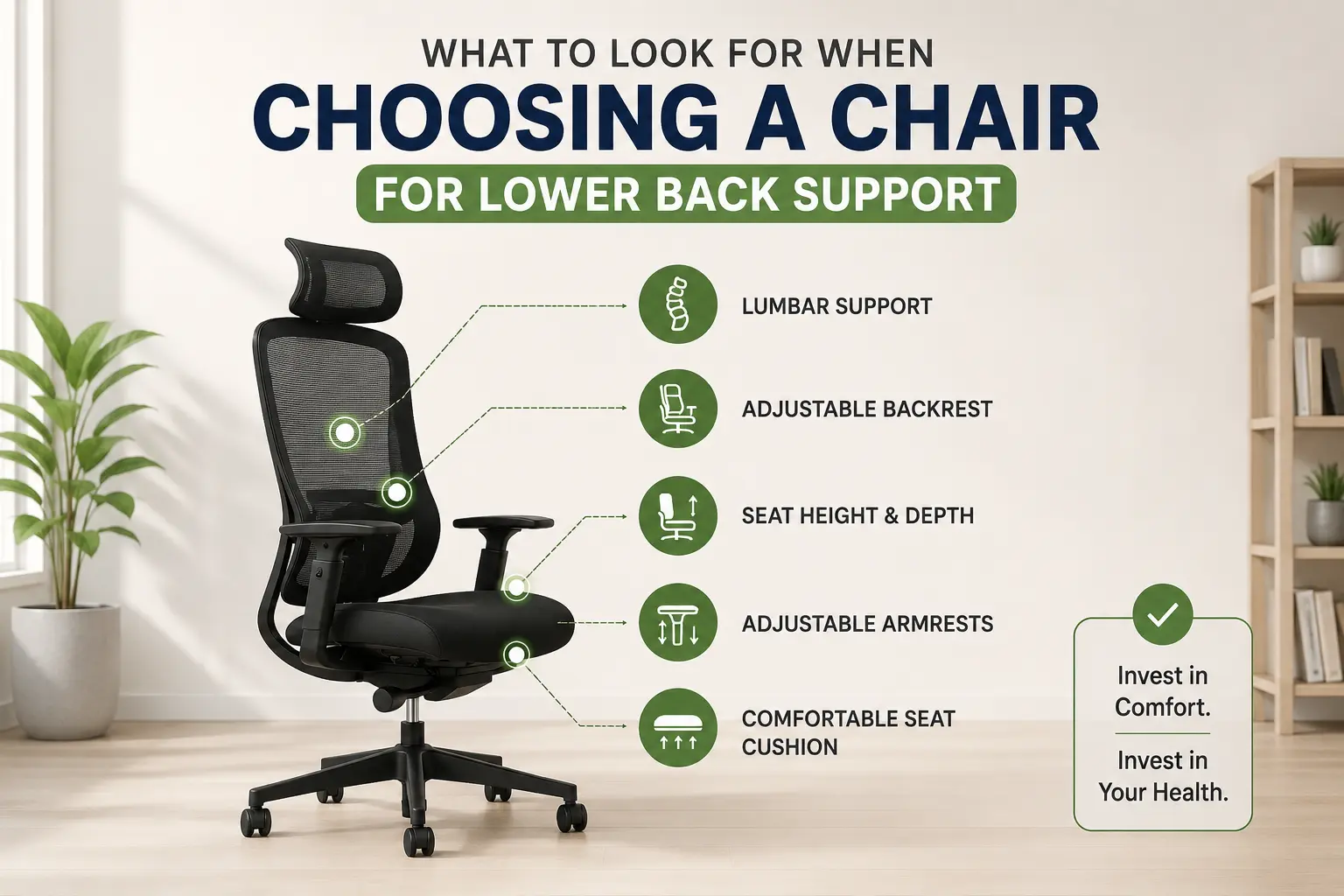 What to Look For in a Chair for Lower Back Support