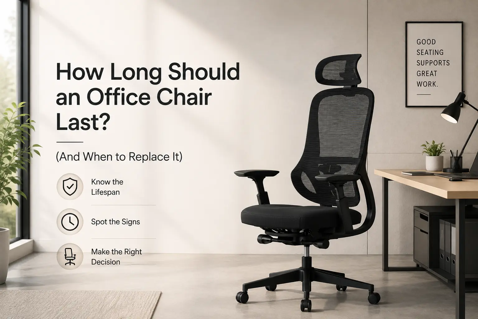 How Long Should an Office Chair Last? (And When to Replace It)